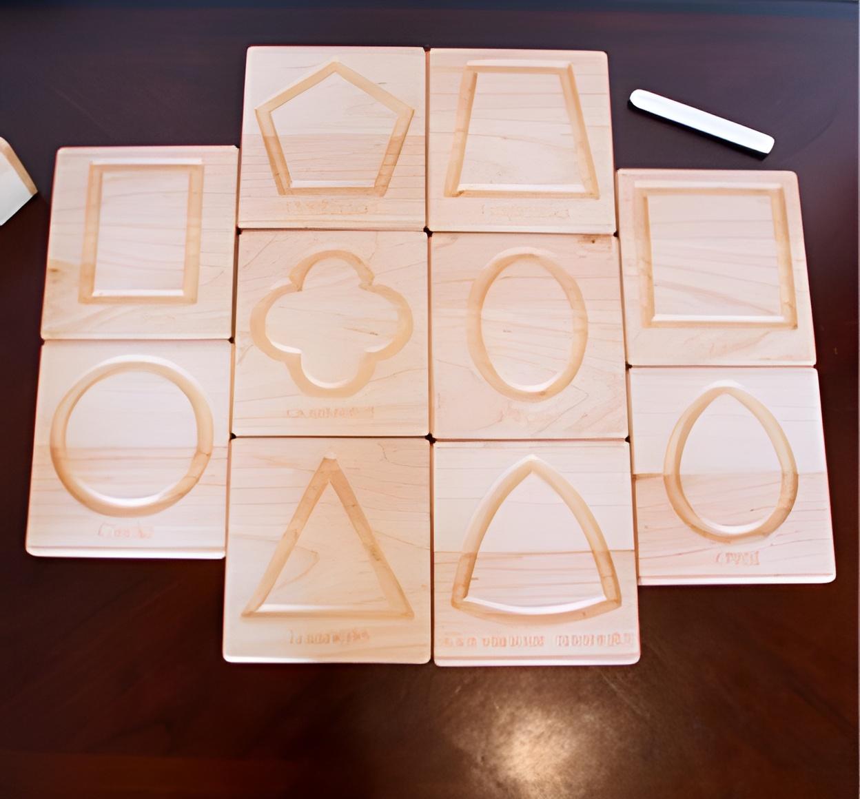 Geometric Shape  Tracing Box