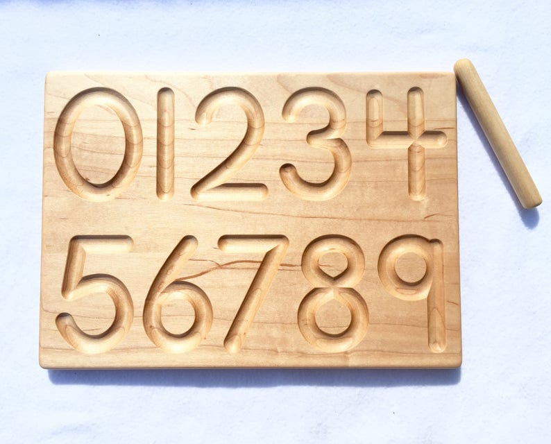 1-10 Number Board  Waldorf Montessori  School Toy