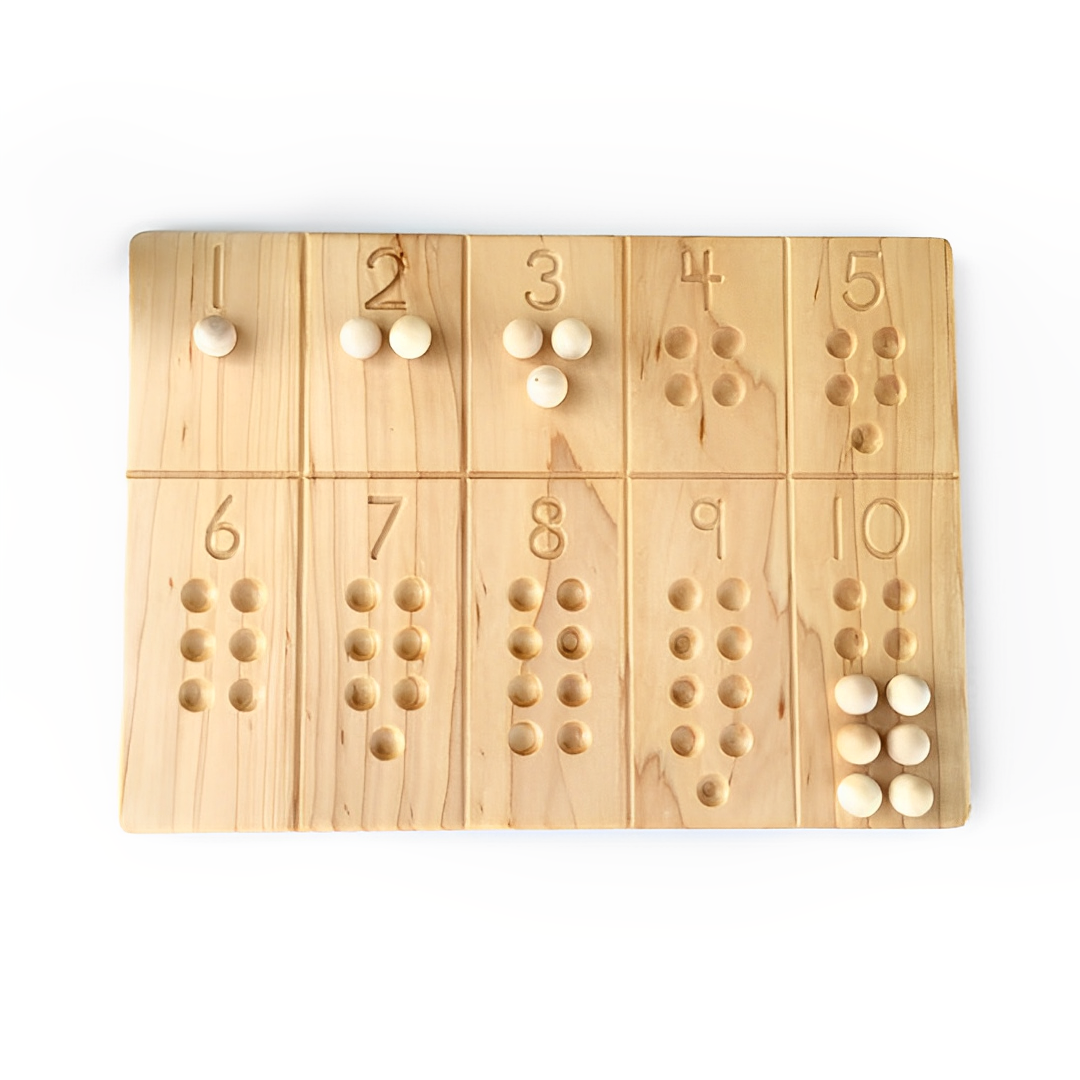 1-10 Number Board  Waldorf Montessori  School Toy