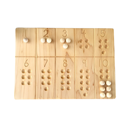 1-10 Number Board  Waldorf Montessori  School Toy