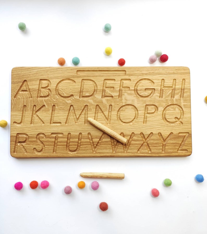 Montessori  alphabet tracing  board