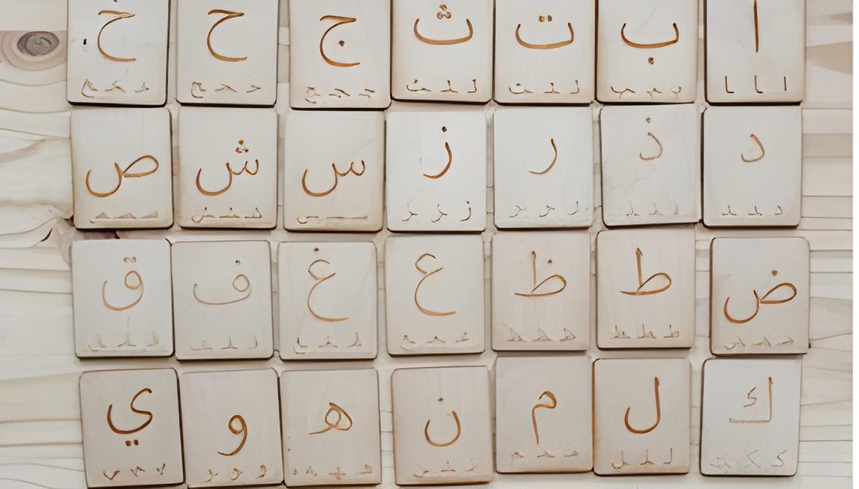 Arabic alphabet cards